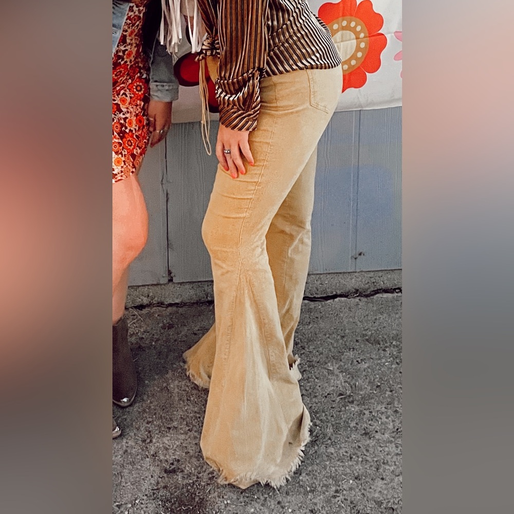 Mustard Color Corduroy Bell Bottoms